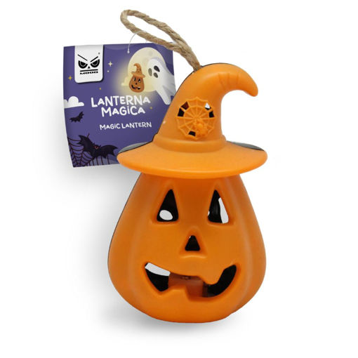 Picture of HALLOWEEN LED LANTERN PUMPKIN WITH DOUBLE FACE